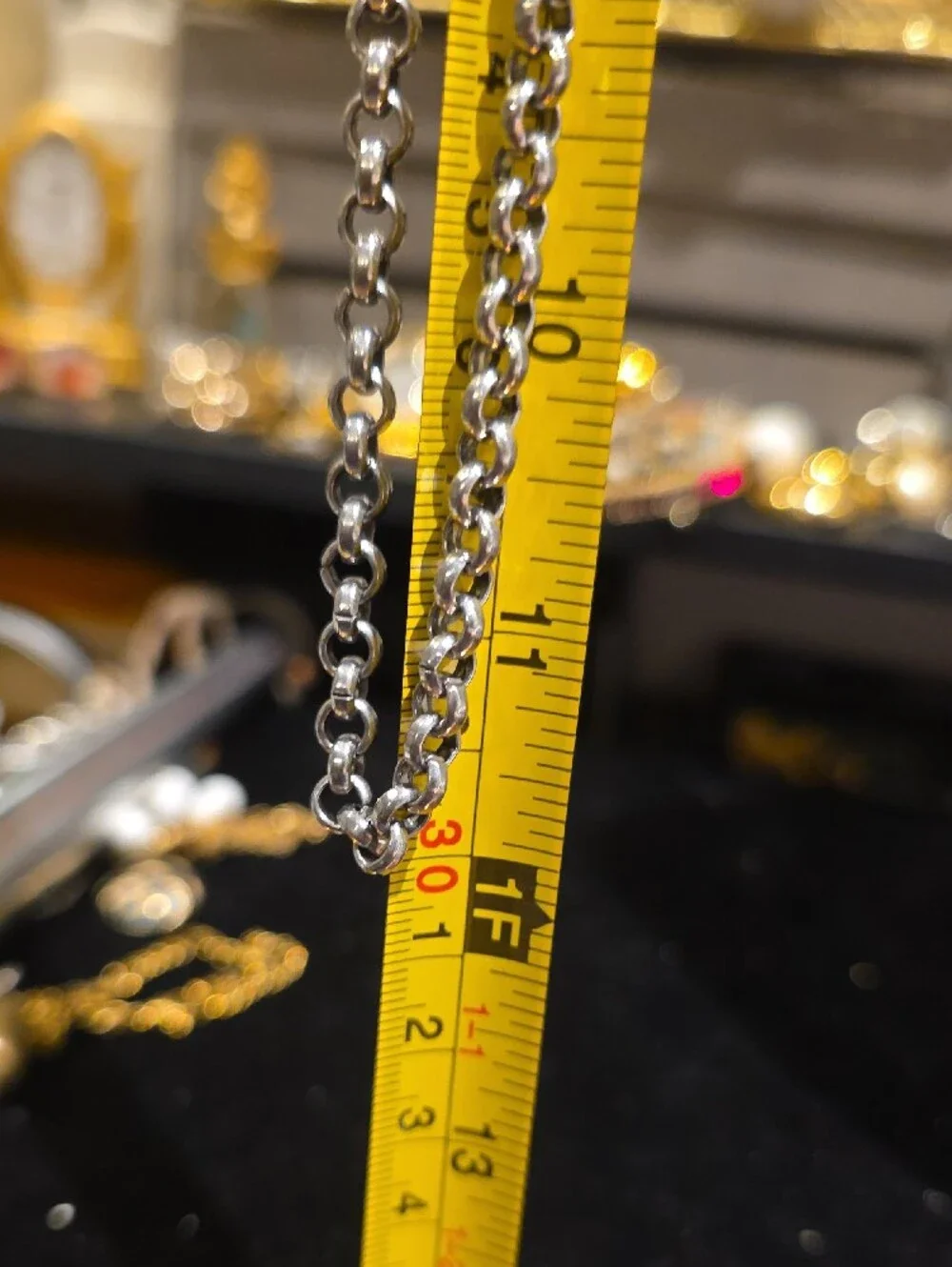Classic Silver-Tone Men's Chain Necklace